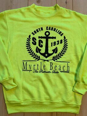 Vintage Y2K Exist South Carolina Myrtle Beach The Palmetto State Sweatshirt S